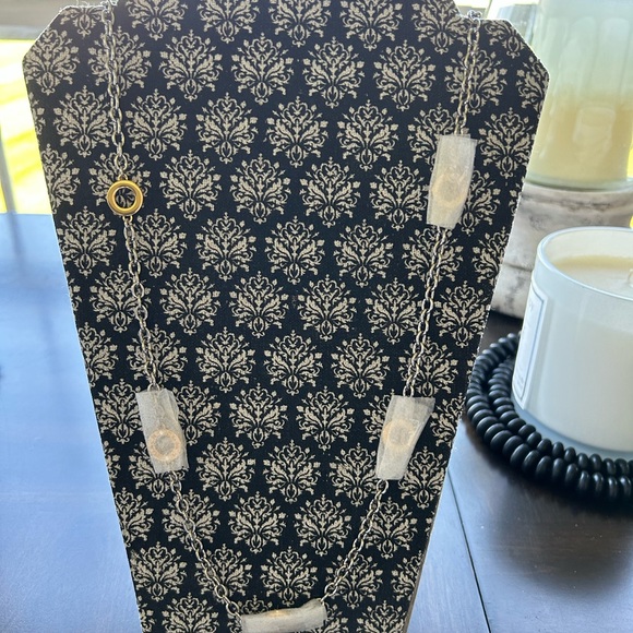 Coach gold tone circle station necklace - Picture 2 of 7